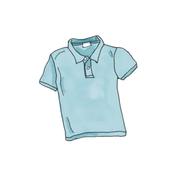 Remera polo manga corta