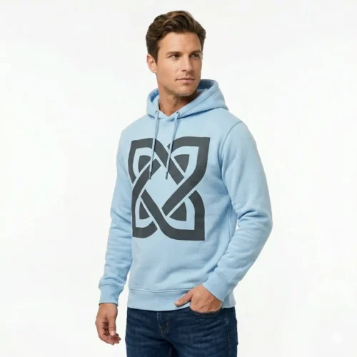 Buso con capucha estampado