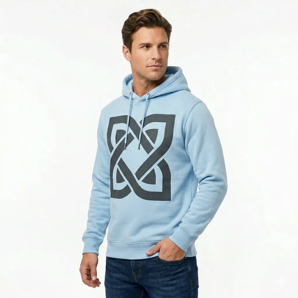 Buso con capucha estampado