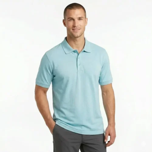 Remera polo manga corta